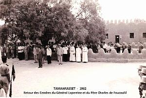 1418- Tamanrasset- Retour des Cendres du General Laperrine et du Pere Charles de Foucauld-1962